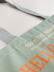 Verde caqui - 100% Cotton Shopper Bag - Imagen 5 de 6