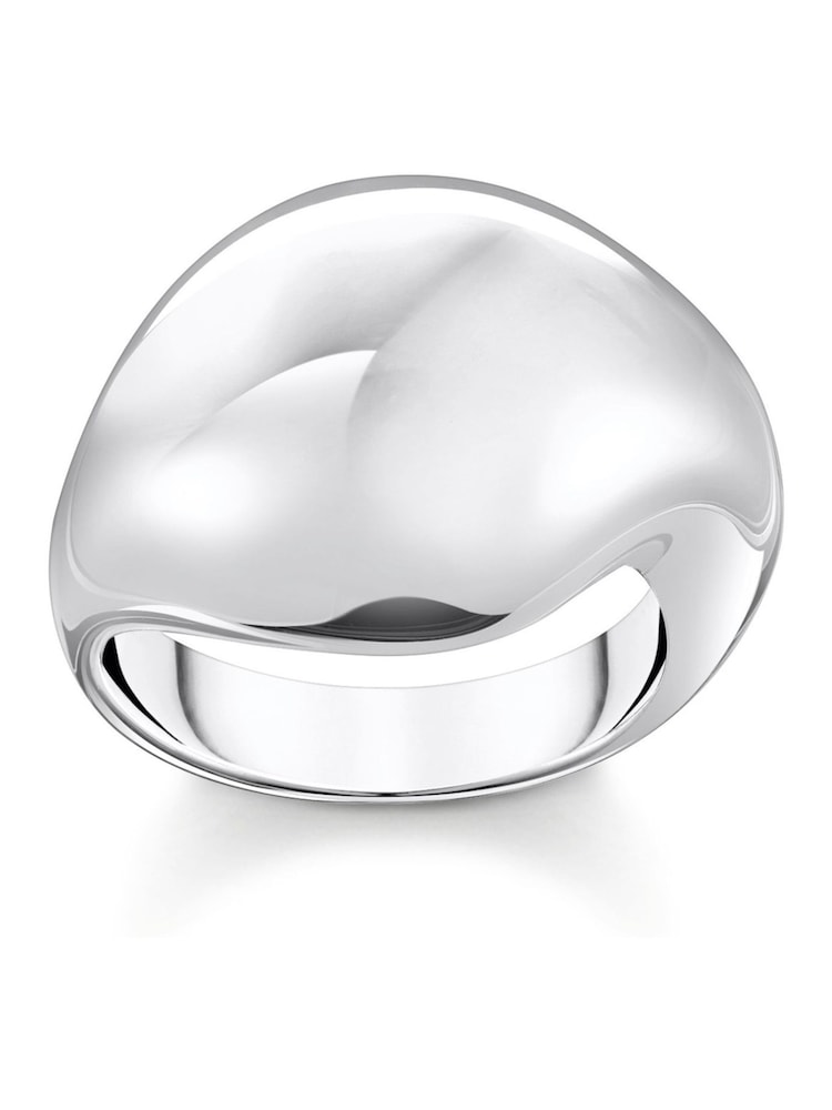 Thomas Sabo Silver Tone Timeless Shapes Drop Ring - Image 1 of 2