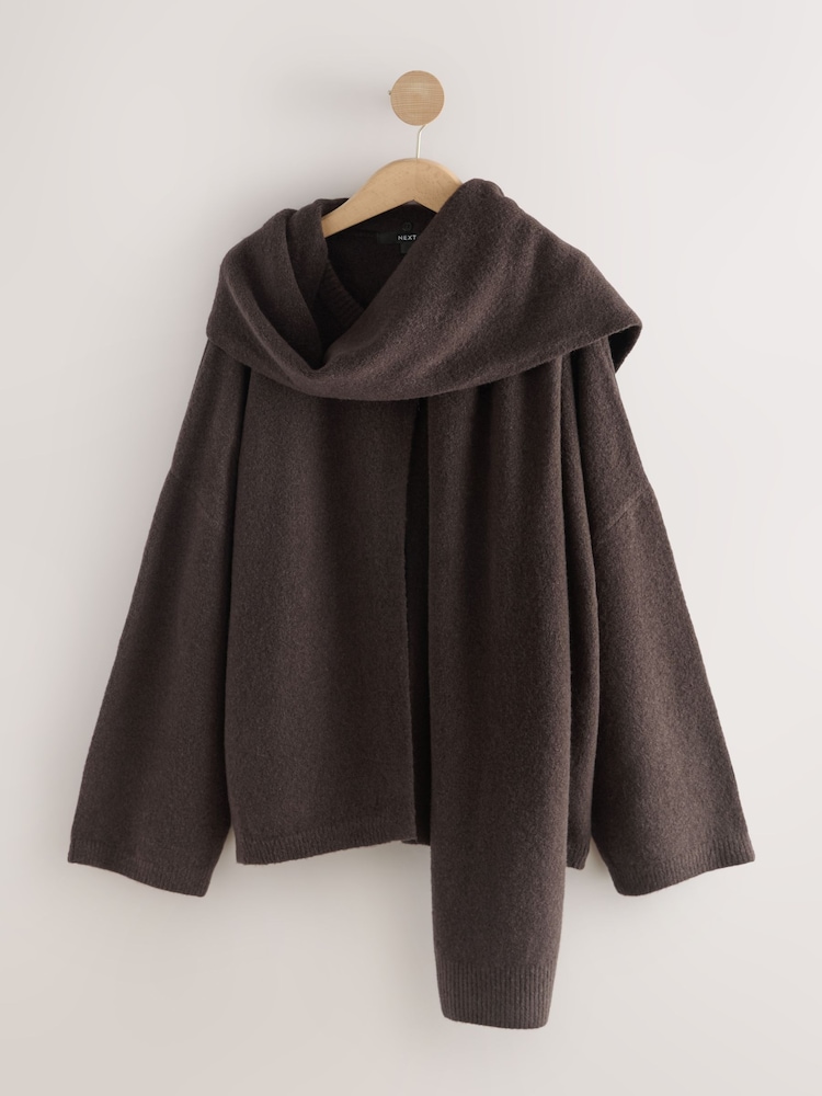 Buy Chocolate Brown Scarf Detail Cardigan Cover-Up from Next Indonesia