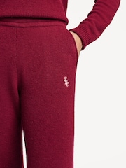 Sporty & Rich Red Cashmere Trousers - Image 5 of 5
