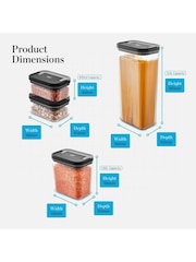 Good Food 4 Piece Food Storage Set with Airtight Lids - Image 6 of 10
