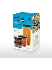 Good Food 4 Piece Food Storage Set with Airtight Lids - Image 7 of 10