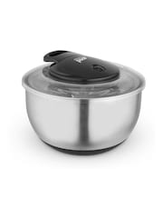 Good Food Silver Salad Spinner with Removable Basket - Image 1 of 10
