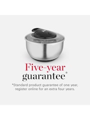 Good Food Silver Salad Spinner with Removable Basket - Image 9 of 10