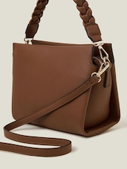 Accessorize Braid Strap Faux Leather Cross-Body Bag - Slika 3 iz 5