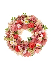 Dibor Pink Woodhall Floral Wreath - Image 2 of 4