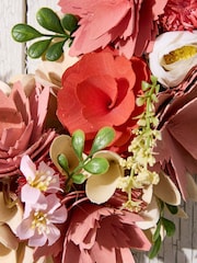 Dibor Pink Woodhall Floral Wreath - Image 3 of 4