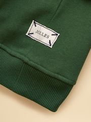 Joules Boys' Artwork Dark Green Applique Sweatshirt - Image 4 of 5