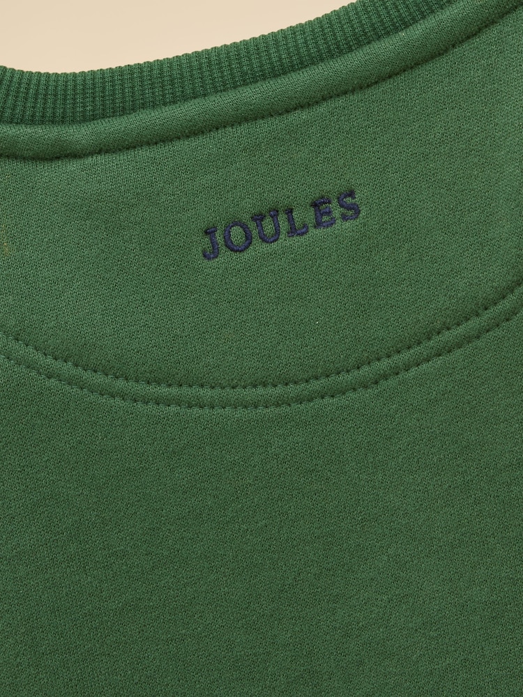 Joules Boys' Artwork Dark Green Applique Sweatshirt - Image 5 of 5 Joules Boys' Artwork Dark Green Applique Sweatshirt - Image 5 of 5