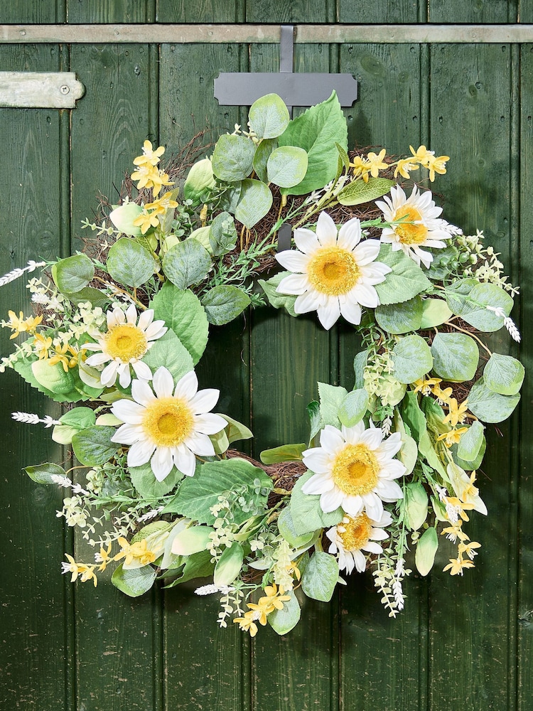 Dibor Green Gloriosa Daisy Wreath - Image 1 of 5