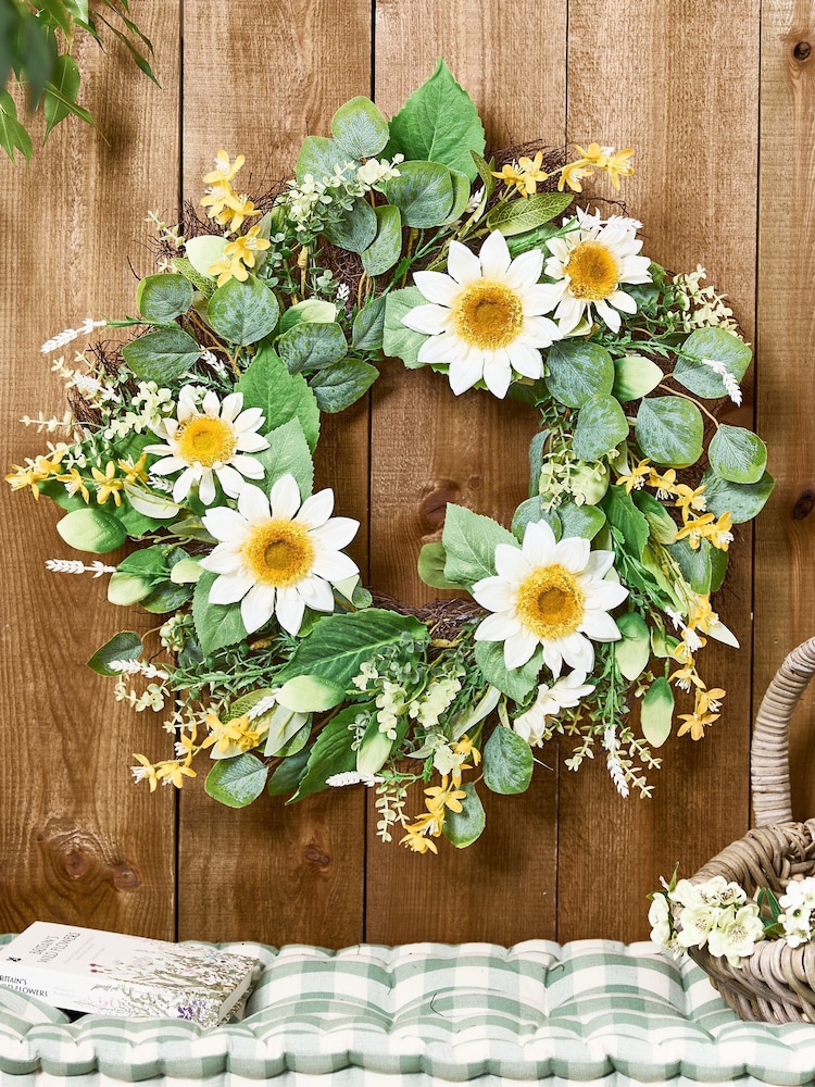 Dibor Green Gloriosa Daisy Wreath - Image 5 of 5