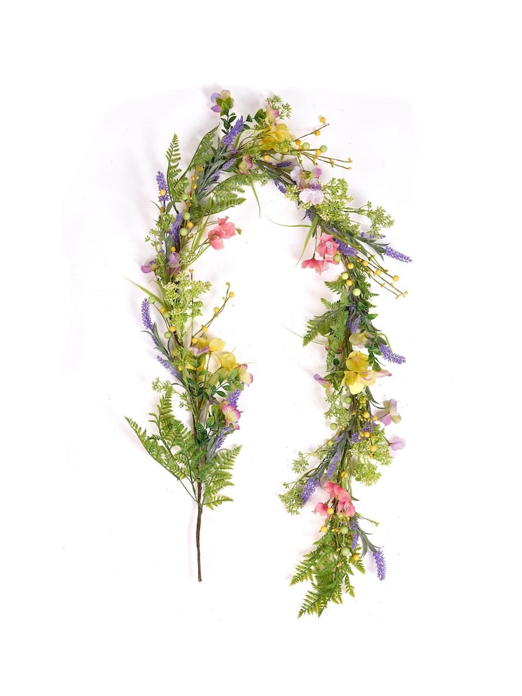 Dibor Hillington Wild Flower Garland - Image 2 of 4 Dibor Hillington Wild Flower Garland - Image 2 of 4