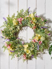 Dibor Green Hillington Wild Flower Wreath - Image 1 of 4