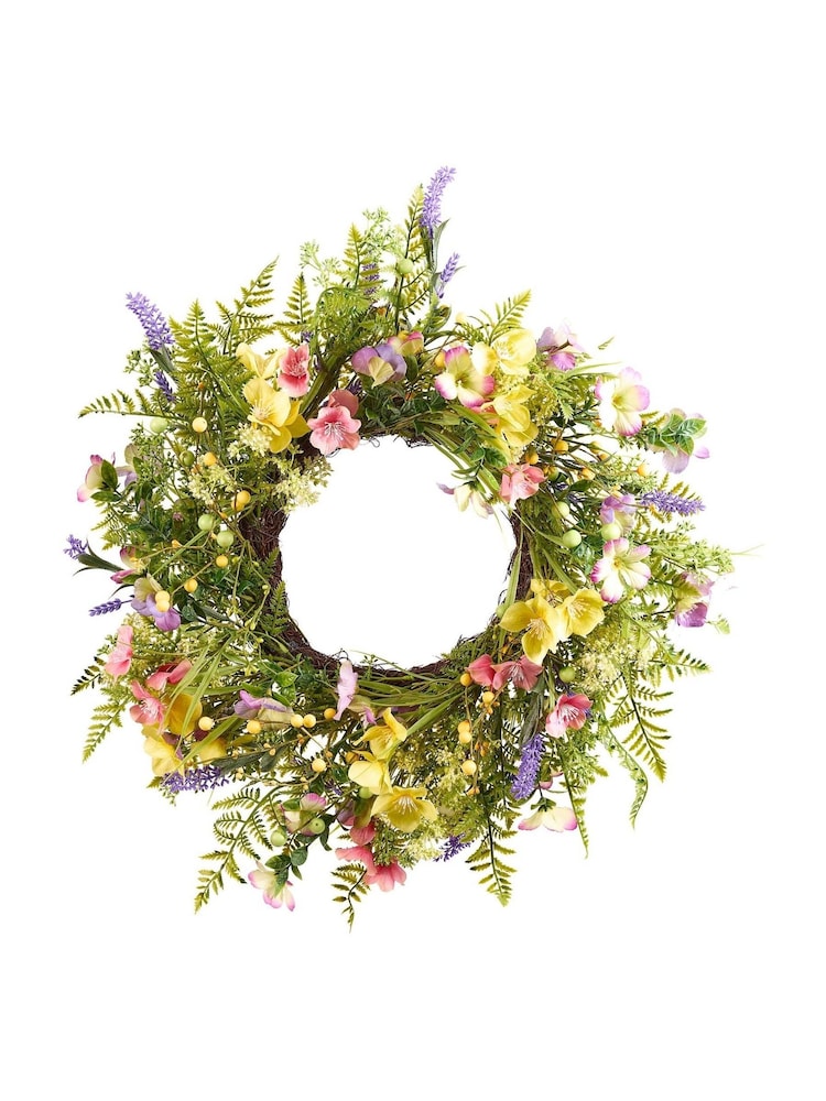 Dibor Green Hillington Wild Flower Wreath - Image 2 of 4