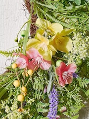 Dibor Green Hillington Wild Flower Wreath - Image 3 of 4