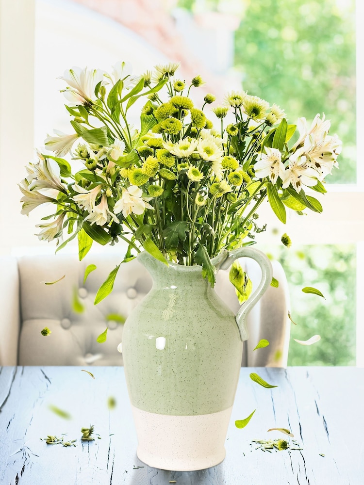 Dibor Green Goathland Speckled Jug - Image 2 of 4