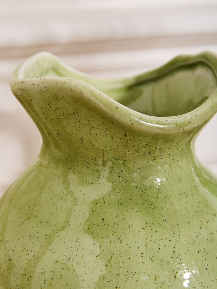 Dibor Green Goathland Speckled Jug - Image 4 of 4