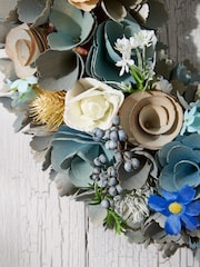Dibor Blue Ashbourne Floral Wreath - Image 3 of 4