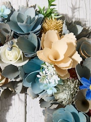 Dibor Blue Ashbourne Floral Wreath - Image 4 of 4