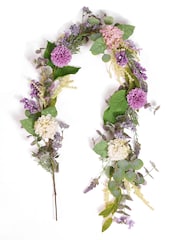 Dibor Morea Purple Floral Garland - Image 2 of 5