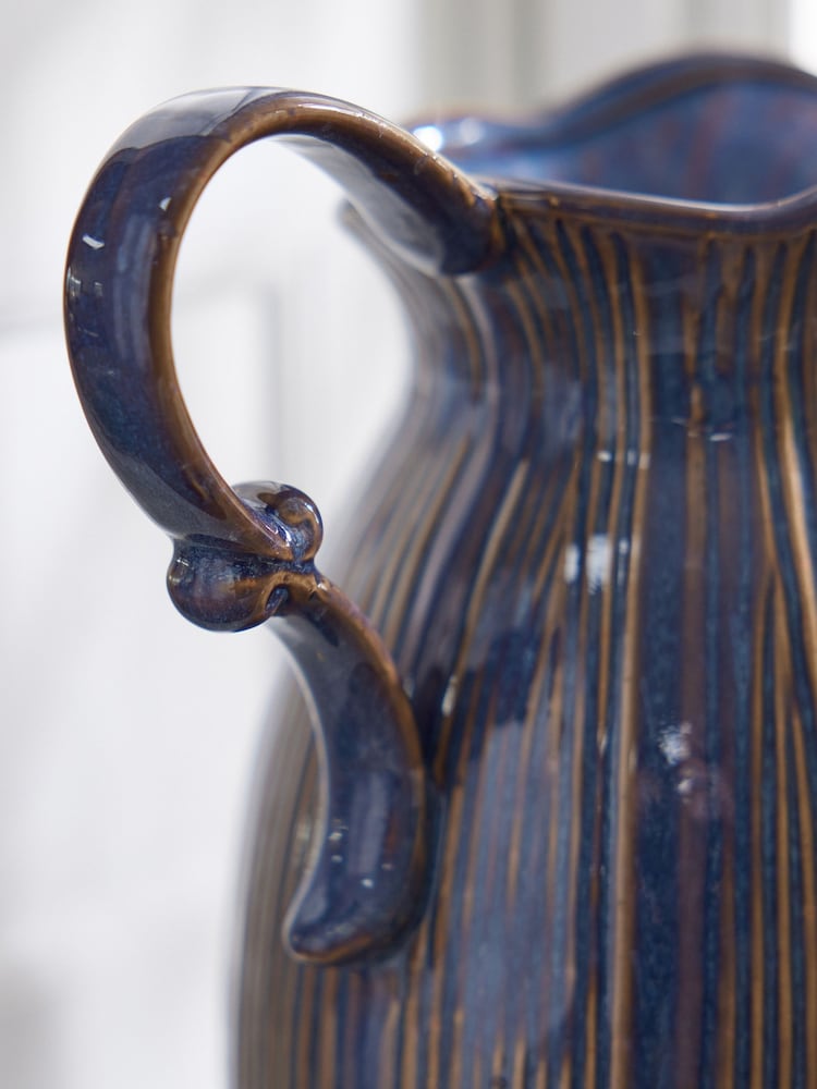 Dibor Blue Portmeirion Sodalite Pitcher Jug - Image 2 of 5