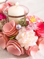 Dibor Belford Floral Triple Candle Holder - Image 3 of 5