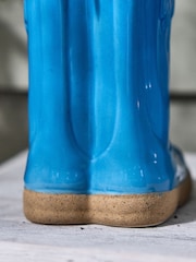 Dibor Blue Calstock Double Wellington Small Planter - Image 3 of 5