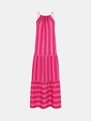 Accessorize Pink Jacquard 100% Cotton Maxi Dress - Image 4 of 4