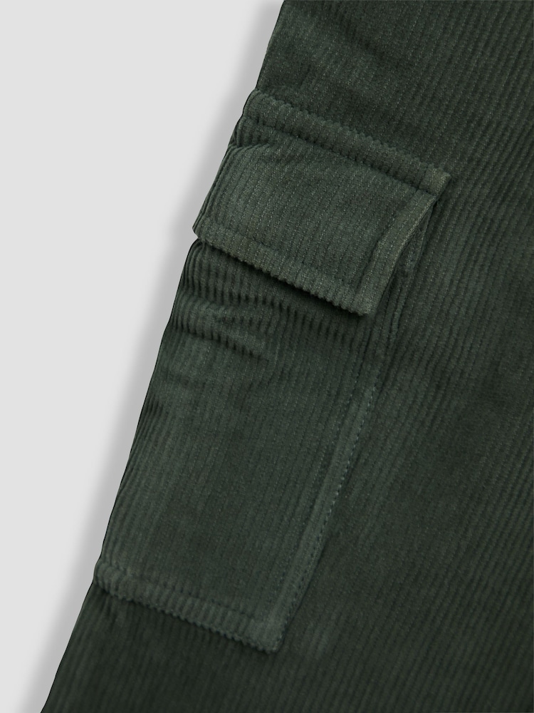 JoJo Maman Bébé Green 2-Piece Sweatshirt & Cord Cargo Set - Image 7 of 7 JoJo Maman Bébé Green 2-Piece Sweatshirt & Cord Cargo Set - Image 7 of 7