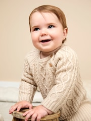 JoJo Maman Bébé 2-Piece Cable Knit Set - Bild 3 von 3