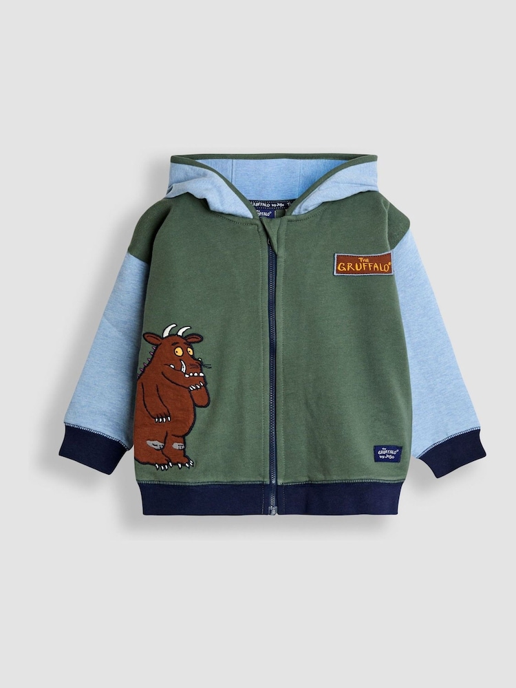 JoJo Maman Bébé Green Appliqué Hoodie - Image 1 of 5