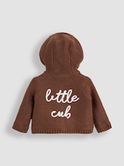 JoJo Maman Bébé Brown Bear Pocket Cardigan - Image 2 of 5