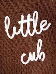 JoJo Maman Bébé Brown Bear Pocket Cardigan - Image 5 of 5