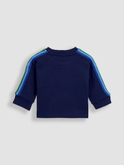 JoJo Maman Bébé Light Blue Sweatshirt and Joggers Set - Image 3 of 6