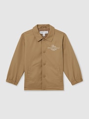 Reiss Stone 3-9 yrs SmileyWorld | Reiss Harrington Jacket - Image 2 of 6