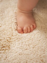 Hug Rug Cream Luxury Cotton Plain Bathmat Bathmat - Image 2 of 4