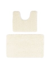 Hug Rug Charcoal Washable Shaggy Bathmat Rug - Image 9 of 9