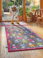 Hug Rug Grey Marra Herdy Washable Doormat Mat - Image 1 of 5
