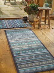 Hug Rug Brown Pet 80 Cotton Washable Doormat Runner - Image 1 of 5