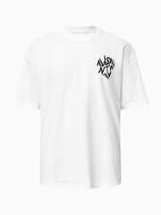 Weiß - AllSaints Orlando Crew 100% Organic Cotton T-Shirt - Bild 7 von 7