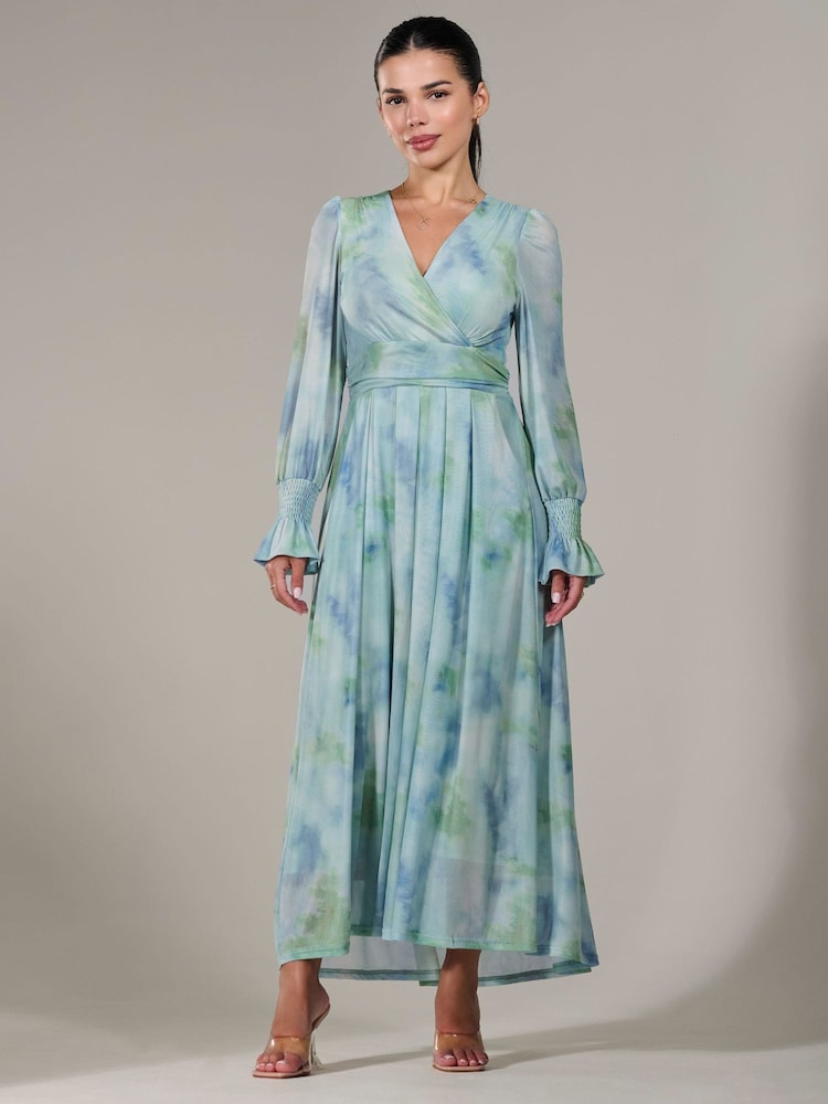 Grün - Jolie Moi Petite langärmeliges, weiches Midikleid aus seidigem Jersey - Bild 1 von 6 Grün - Jolie Moi Petite langärmeliges, weiches Midikleid aus seidigem Jersey - Bild 1 von 6