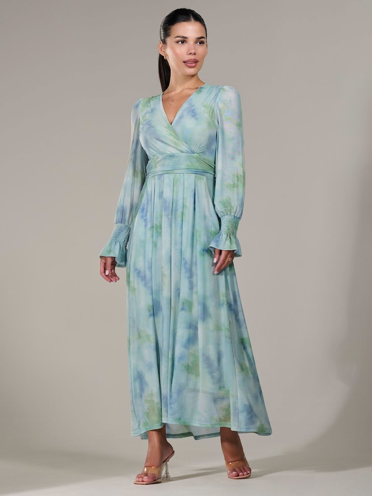Grün - Jolie Moi Petite langärmeliges, weiches Midikleid aus seidigem Jersey - Bild 6 von 6 Grün - Jolie Moi Petite langärmeliges, weiches Midikleid aus seidigem Jersey - Bild 6 von 6