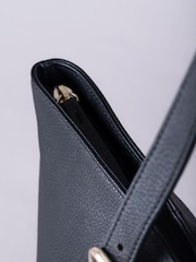 Lakeland Leather Black Langdale Tote Bag - Image 4 of 6