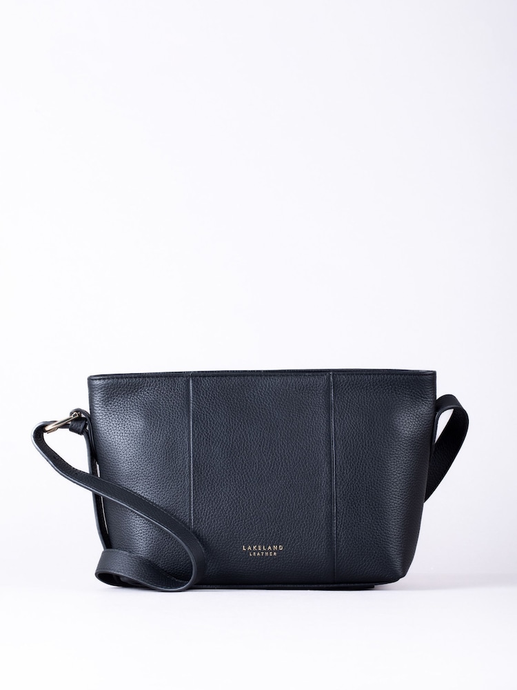 Lakeland Leather Black Langdale Cross-Body Bag - Image 1 of 6 Lakeland Leather Black Langdale Cross-Body Bag - Image 1 of 6