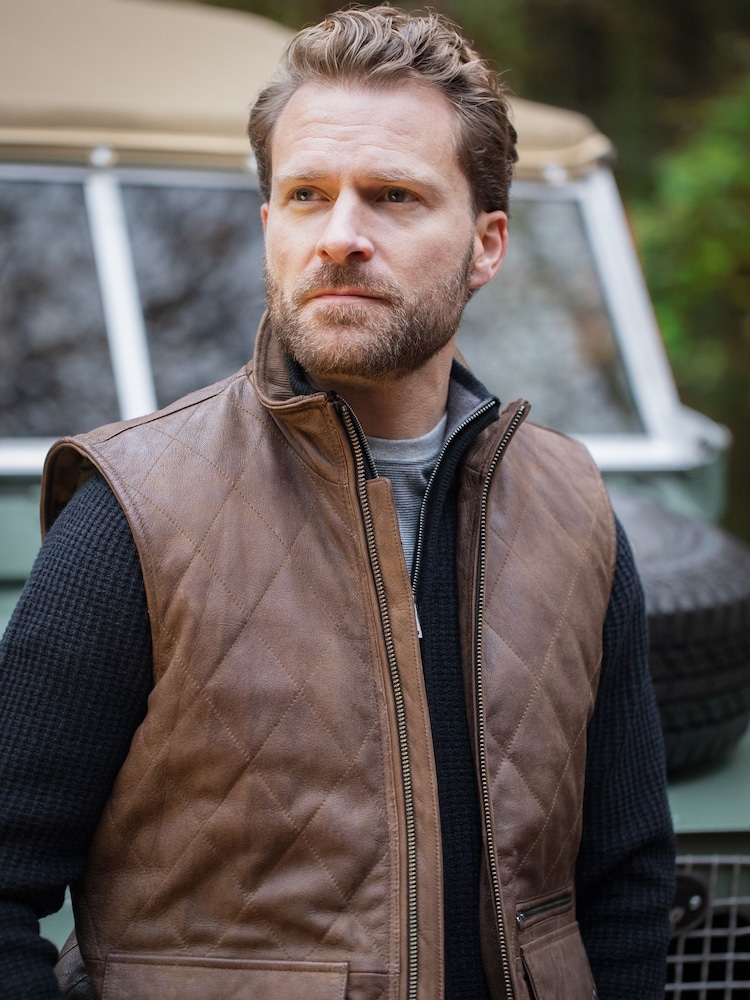 Lakeland Leather Grike Gilet - Imagen 1 de 6 Lakeland Leather Grike Gilet - Imagen 1 de 6