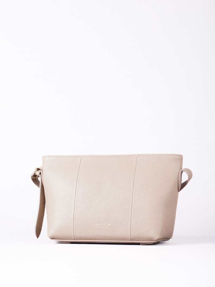 Lakeland Leather Cream Langdale Cross-Body Bag - Image 1 of 6 Lakeland Leather Cream Langdale Cross-Body Bag - Image 1 of 6