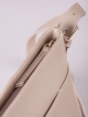 Lakeland Leather Cream Langdale Cross-Body Bag - Image 3 of 6