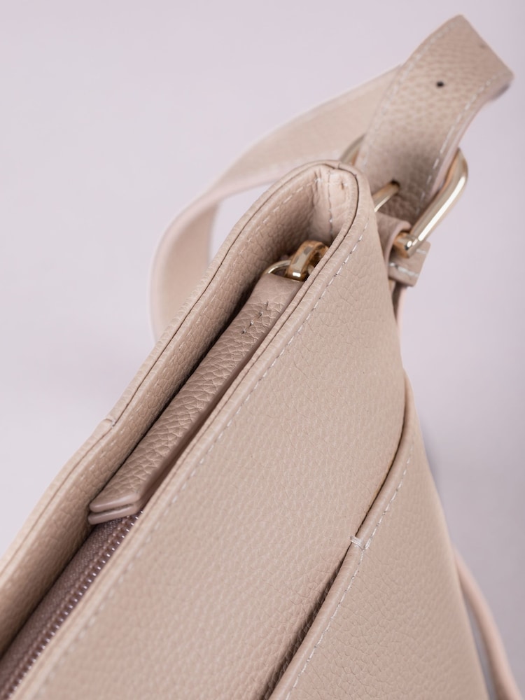 Lakeland Leather Cream Langdale Cross-Body Bag - Image 3 of 6