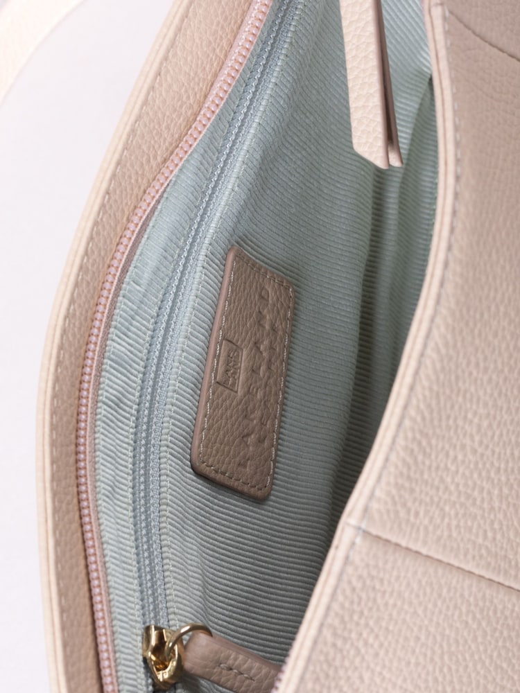 Lakeland Leather Cream Langdale Cross-Body Bag - Image 5 of 6