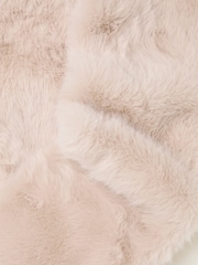 FatFace Ivory Faux Fur Scarf - Image 2 of 2